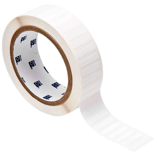Chemical Resistant Polyester Tissue Cassette Lbls 0.25in H x 1.05in W WT 3000/RL